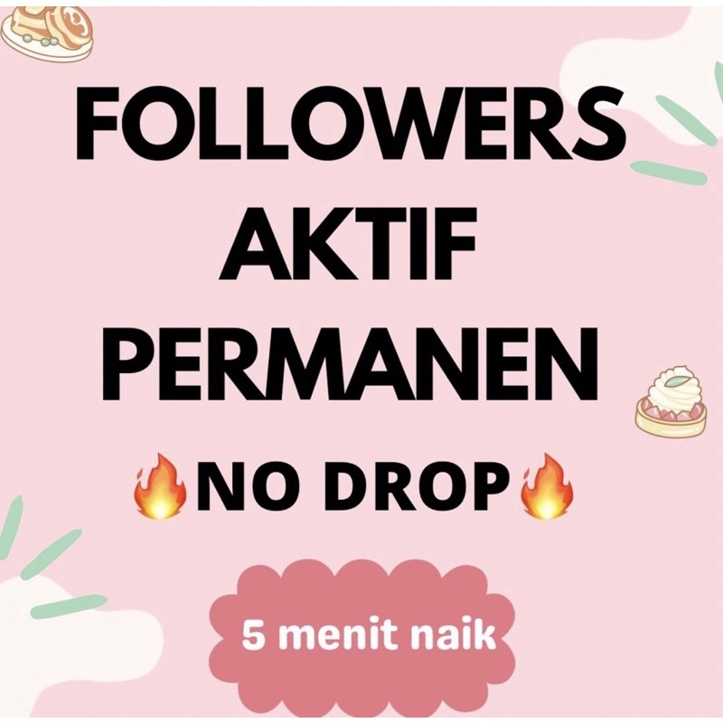 Followers Permanen Aktif Real