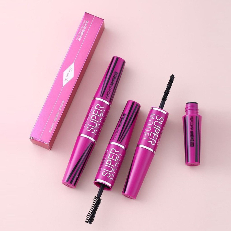 LAMEILA Maskara 2 in 1 Double Side Slender Mascara Lentik Rapi Natural Roots