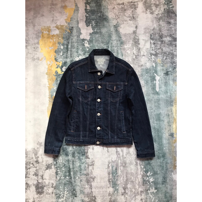 indigo spao trucker jeans
