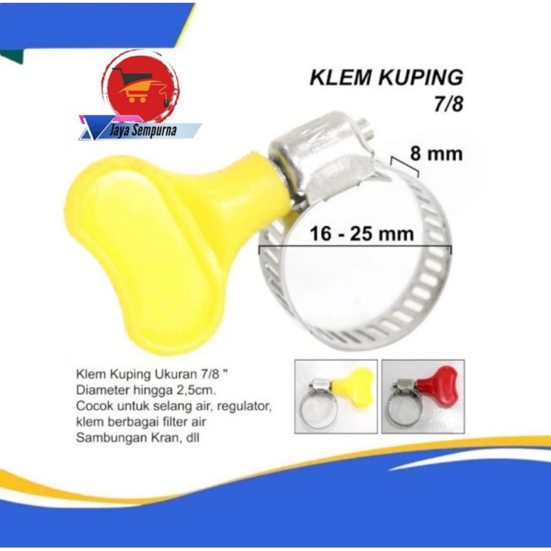 klem kuping selang gas lpg