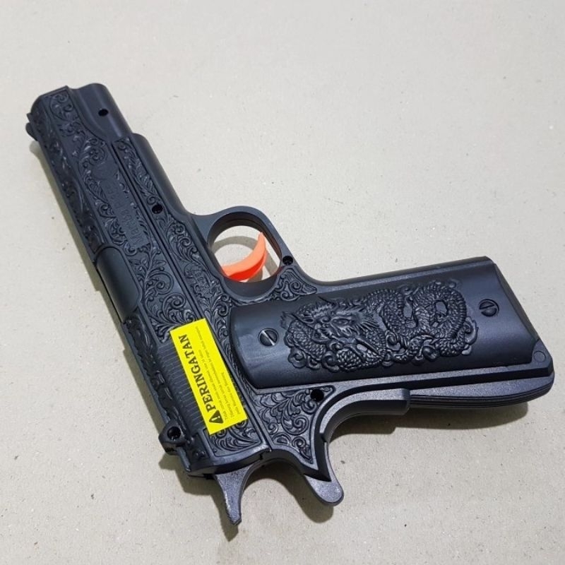 Mainan Tembakan Dcobra BlackMamba p355 -  Pistolan Tembak Cobra Spring Anak Dewasa