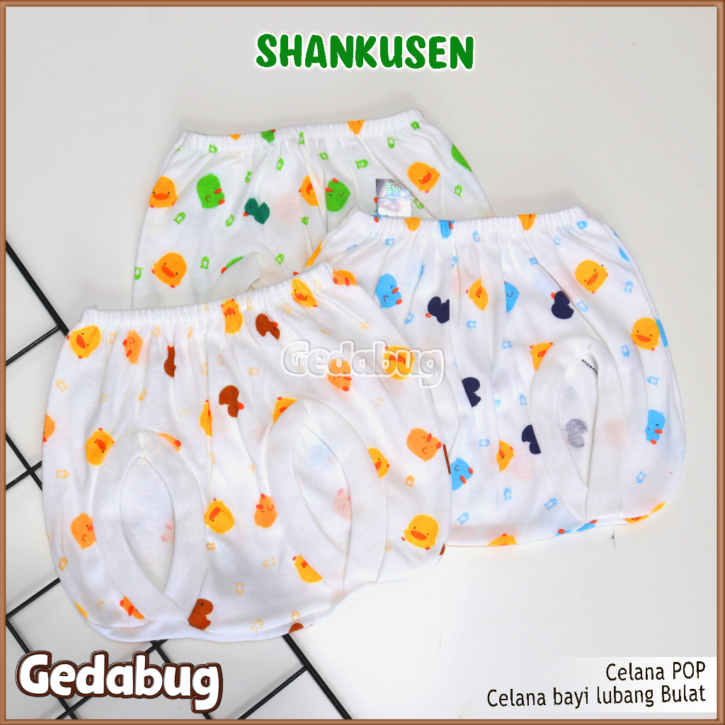 6 Pcs - Celana Shankusen Pop Pino Piko | Perlengkapan Pakaian Bayi New Born