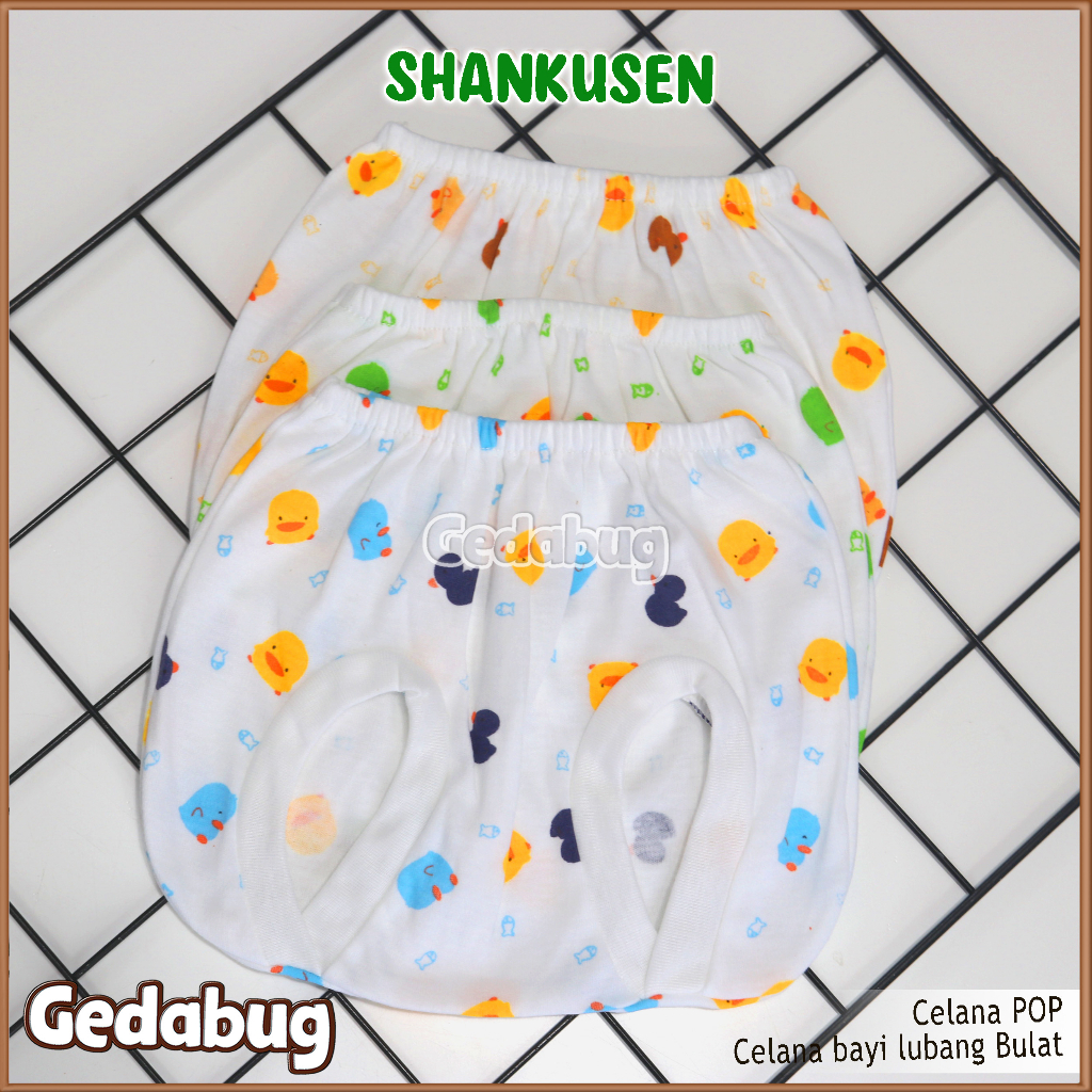 3 Pcs - Celana Shankusen Pop Pino Piko | Perlengkapan Pakaian Bayi New Born