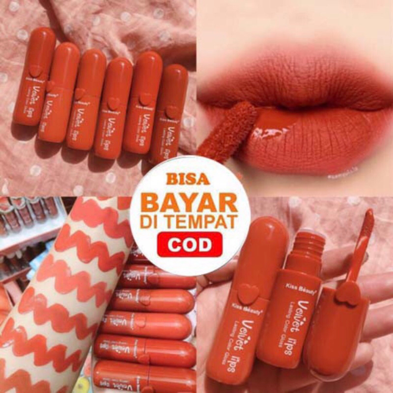 Lip Cream Kiss Beauty Velvet Matte Lip Gloss