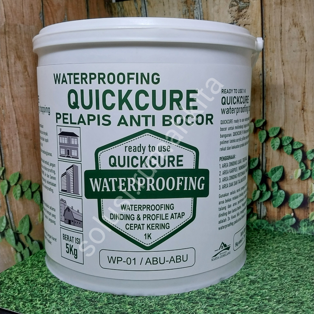 WATERPROOFING DINDING, WATERPROOFING KARPUS, WATERPROOFING PELAPIS DAK, WATERPROOFING QUICKCURE