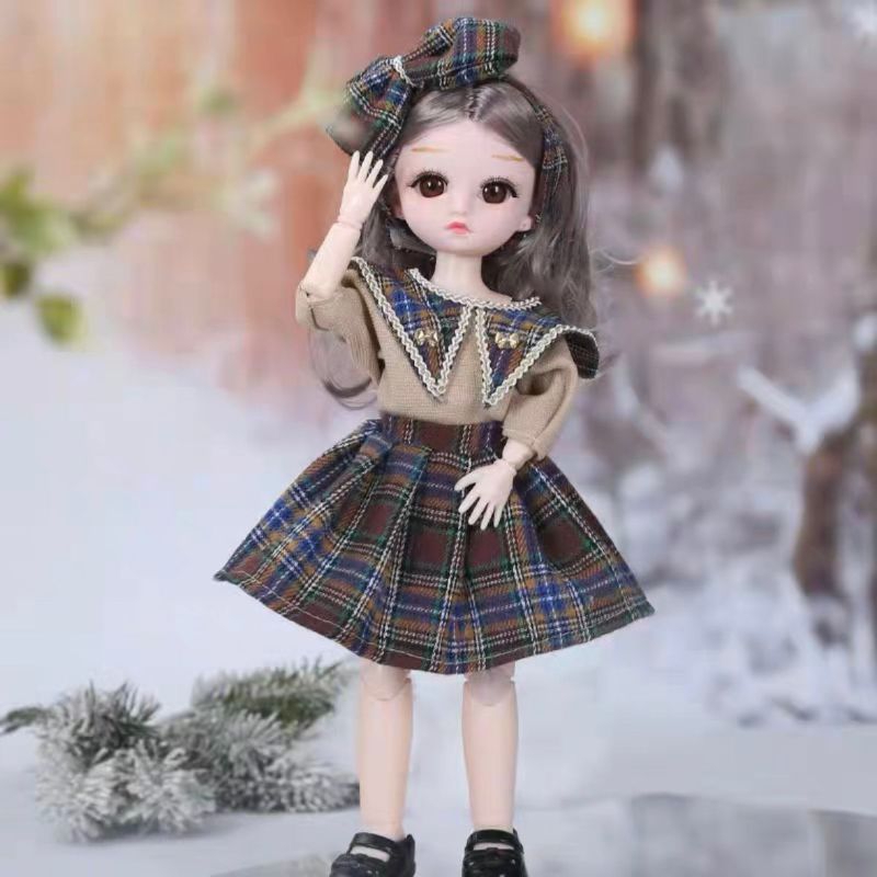 30cm Frozen Snow White Boutique Bernyanyi BJD Gadis Mainan Boneka Barbie