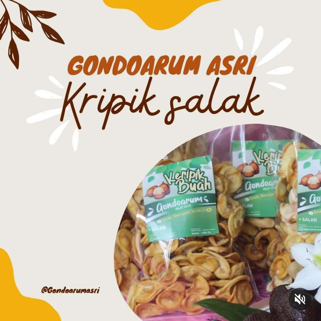 

KERIPIK SALAK ASLI KHAS WONOSOBO PREMIUM