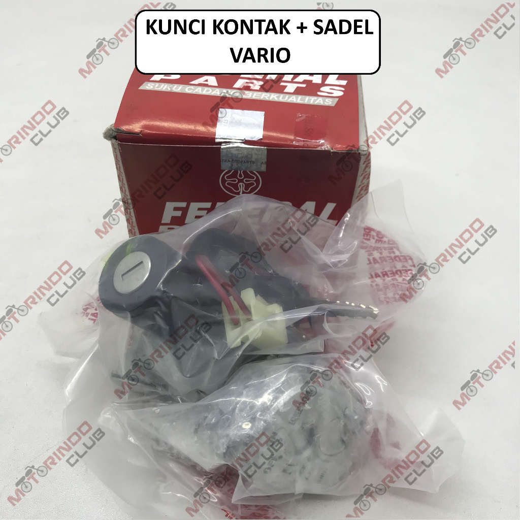 Kunci Kontak Set VARIO merek Federal Parts ( Kunci Kontak + Sadel / Jok )
