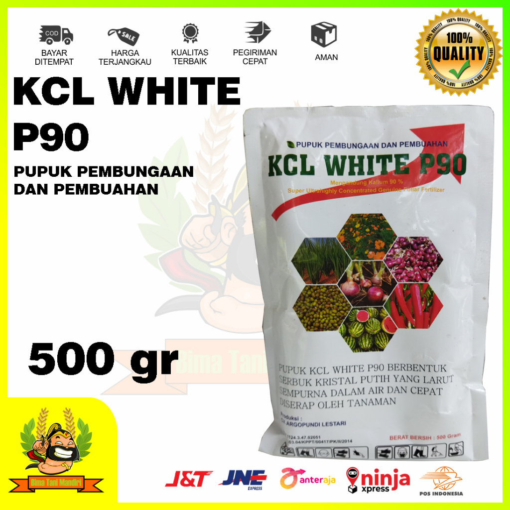 Pupuk Daun KCL White P90 500 gram