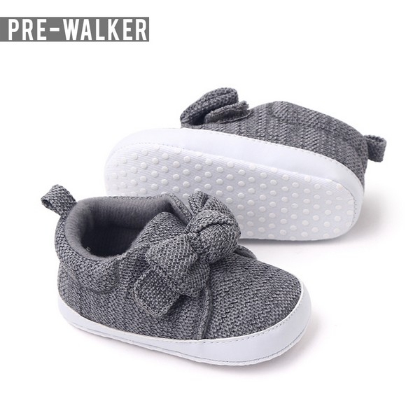 Sepatu Bayi Perempuan Pita Besar - Sepatu Prewalker Baby S1301