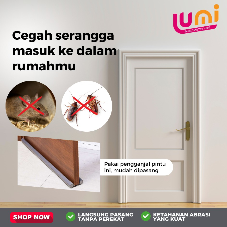 Busa Penghalang Celah Pintu Anti Kecoa Serangga / Penutup Celah Bawah Pintu