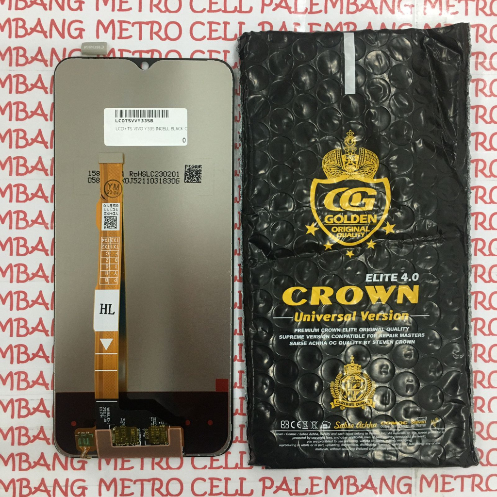 LCD+TS VIVO Y33S/Y33T/Y56/Y76S/Y76 5G/Y74S INCELL/CROWN SUPER