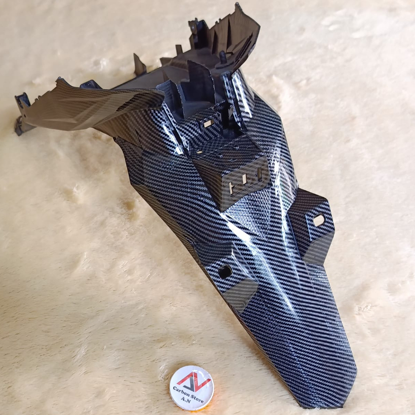 Spakbor Belakang Beat Deluxe Full Karbon Celup - Karbon Celup - Karbon Cover Body Motor