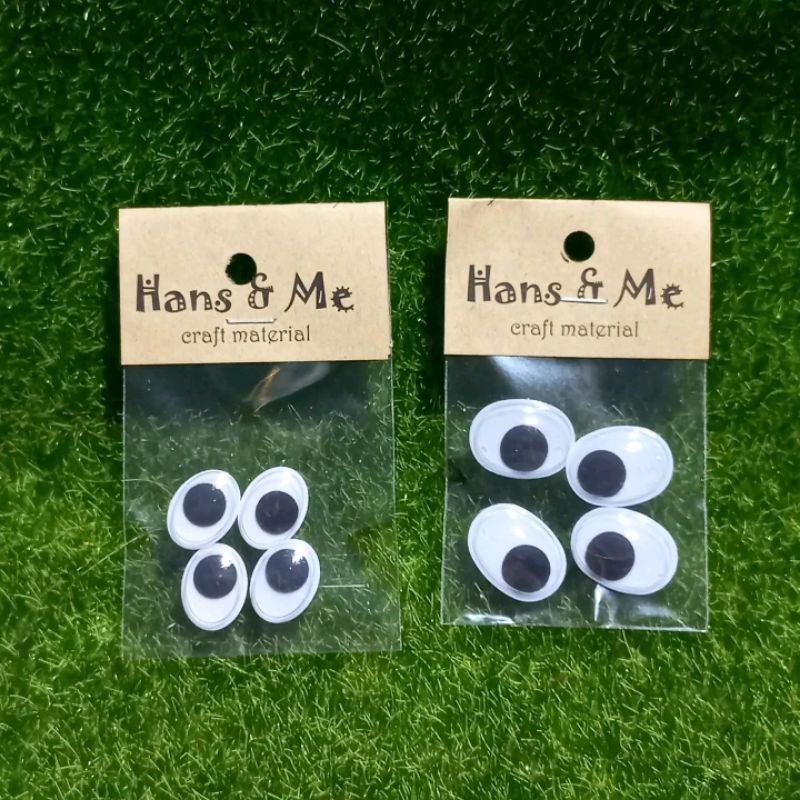 Mata Boneka Goyang Oval Lonjong