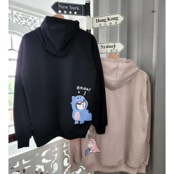 DINO IN JAPAN HOODIE SWEATER JUMPER