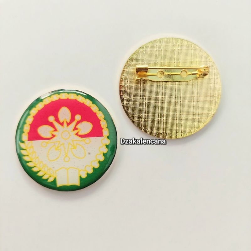 BROS DHARMA WANITA ~ PIN DHARMA WANITA MODEL PREMIUM DIAMETER 3,5 Cm