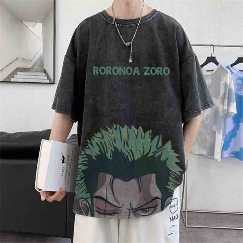 RDGF Kaos Hitam Pria Dari Bahan Cotton Yang Nyaman Dipakai  One Piece/A0669