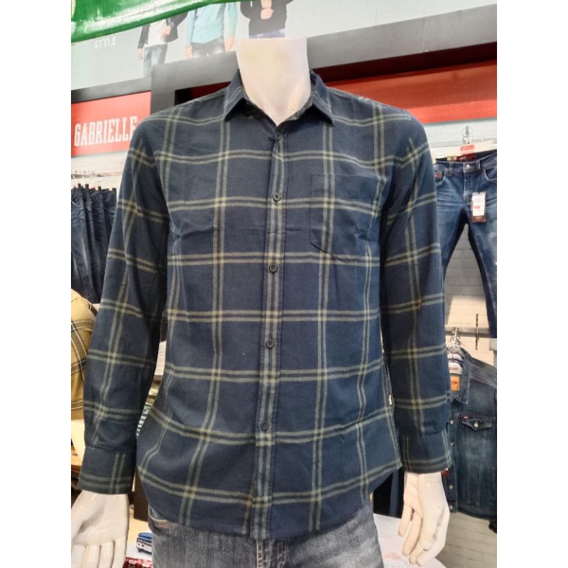 GABRIELLE // kemeja kotak lengan panjang