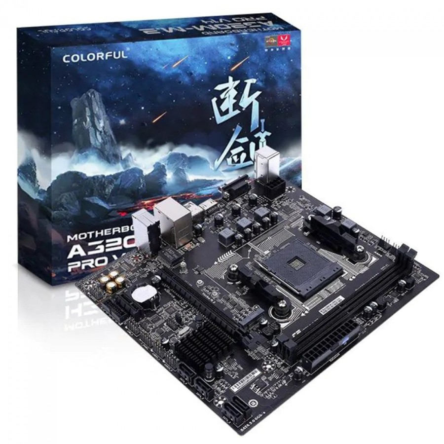 Motherboard Colorful A320M-K PRO V14 (AM4, AMD, A320, DDR4, SATA III)