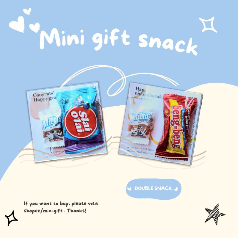 

MINI GIFT SNACK MURAH (PART 2) | HADIAH | MINI GIFT | BISA CUSTOM