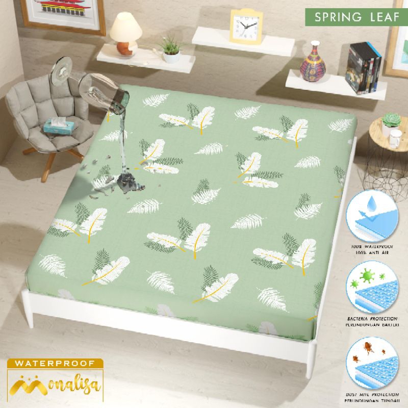 SPREI WATERPROOF MONALISA SIZE 160 DAN 180