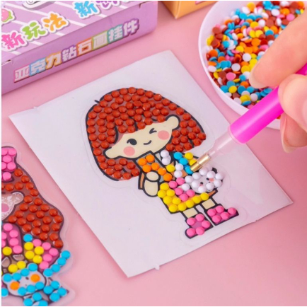 

Stiker Diamond DIY|Gantungan Kunci Momo|Stiker MOMO | STIKER SANRIO| STIKER MELODY DIAMOND