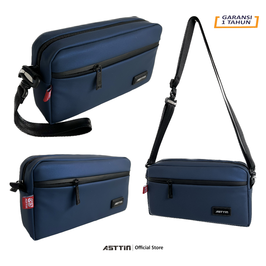 [LIMITED EDITION] Cluth Hand Bag [HITAM] - Tas Tangan Pria Waterfroof 100% - Tas Hand Bag Pouch