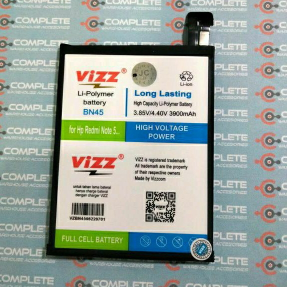 BATERAI REDMI BN-45 / BN-48  / REDMI NOTE 5 VIZZ DOUBLE POWER