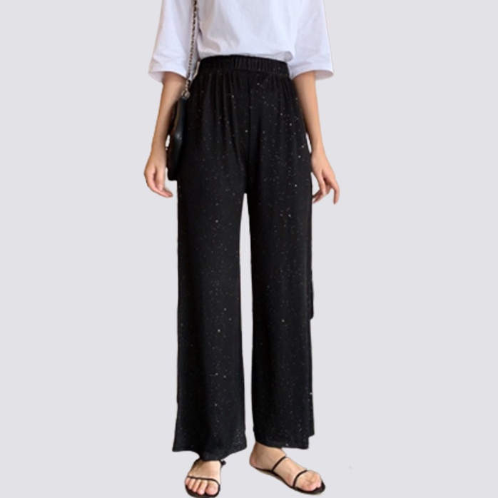 XIAOZHAINV Celana Wanita Korean Style High Waist Loose Pants 798