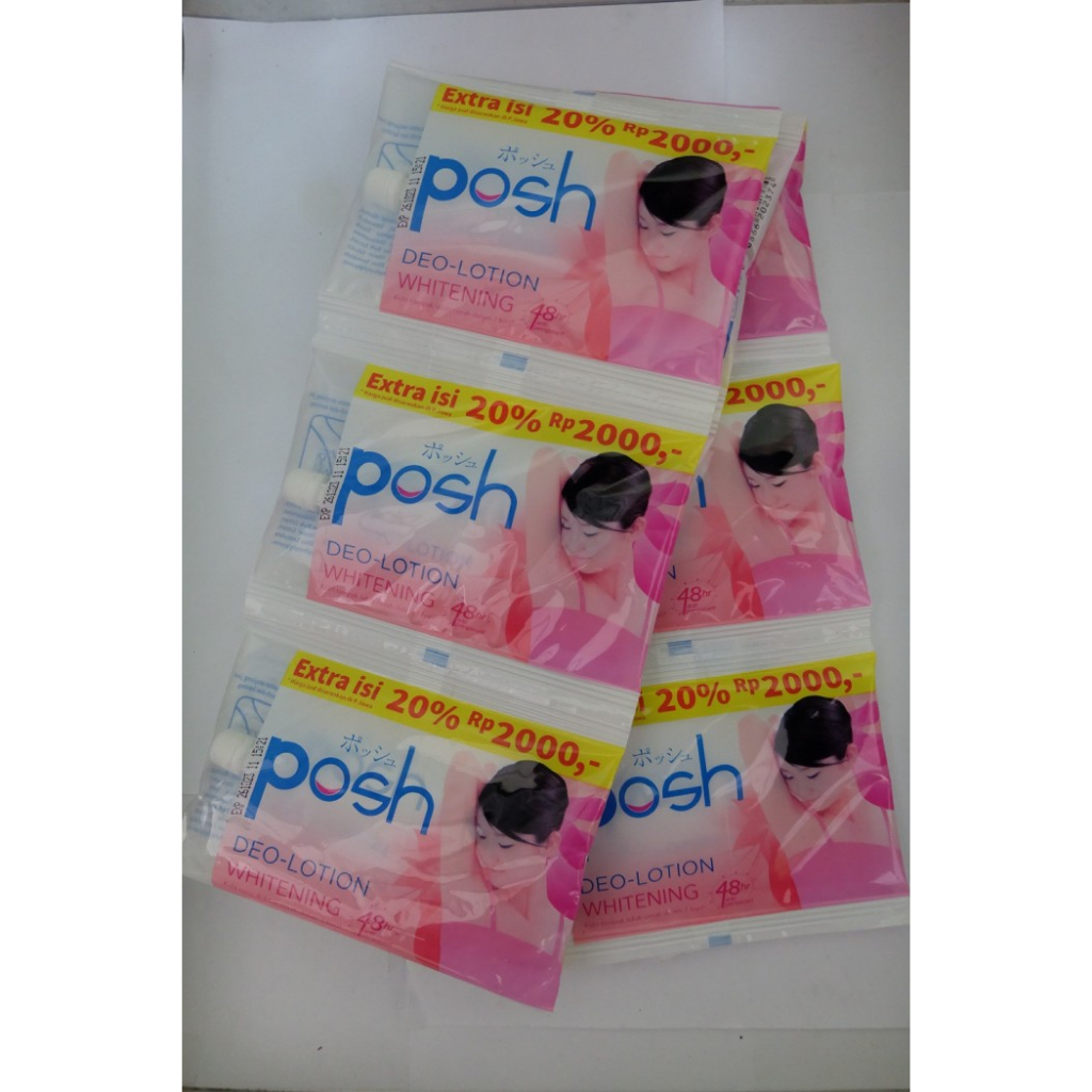 ✿ELYSABETHME✿ POSH deodorant lotion whitening sachet deo penghilang bau badan ketiak