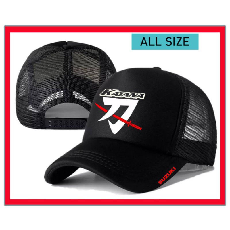 topi trucker premium logo KATANA SUZUKI