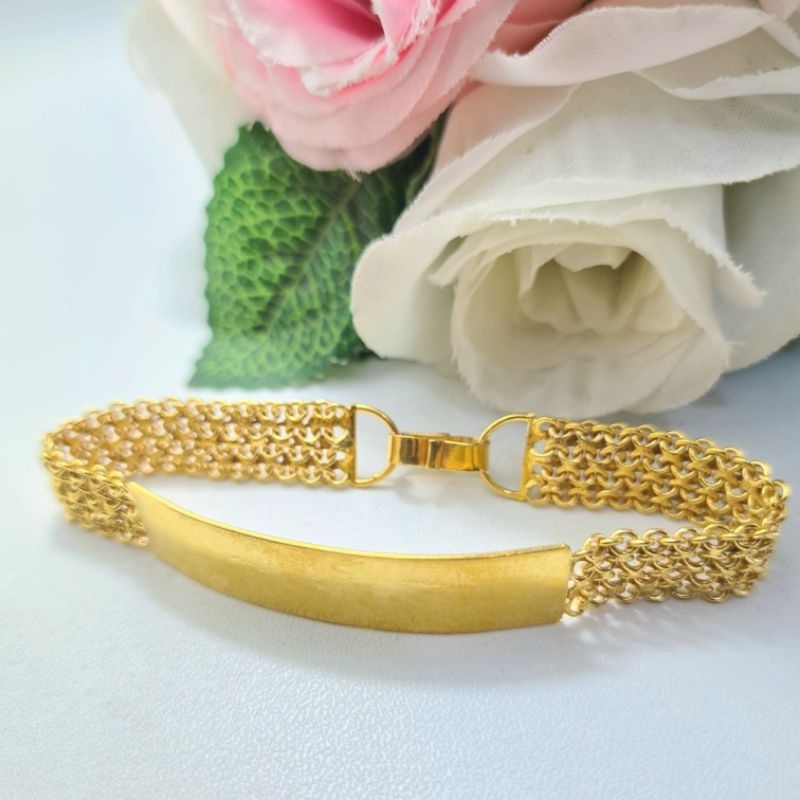 Gelang Plat Emas Muda 10 Gram