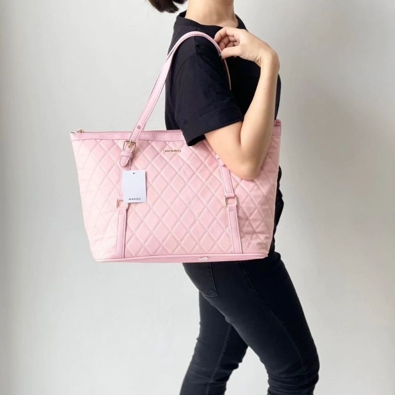 MNGO Quilted Tote Bag