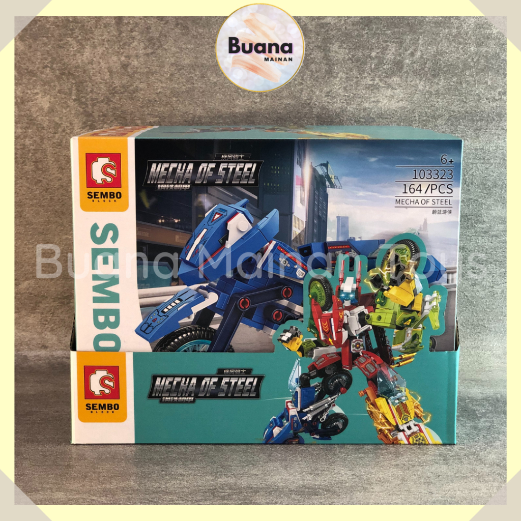 BRICKS SEMBO MECHA OF STEEL SUPER BIKE MOTOR CROSS BUANA MAINAN EDUKASI ANAK COWO CEWE BRICK BLOCK 103320