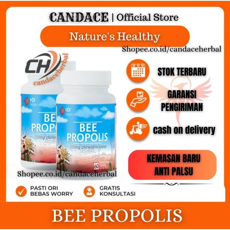 BEE PROPOLIS HDI ORIGINAL 100% - SuplemenMadu Multivitamin Meningkatkan Sistem Kekebalan