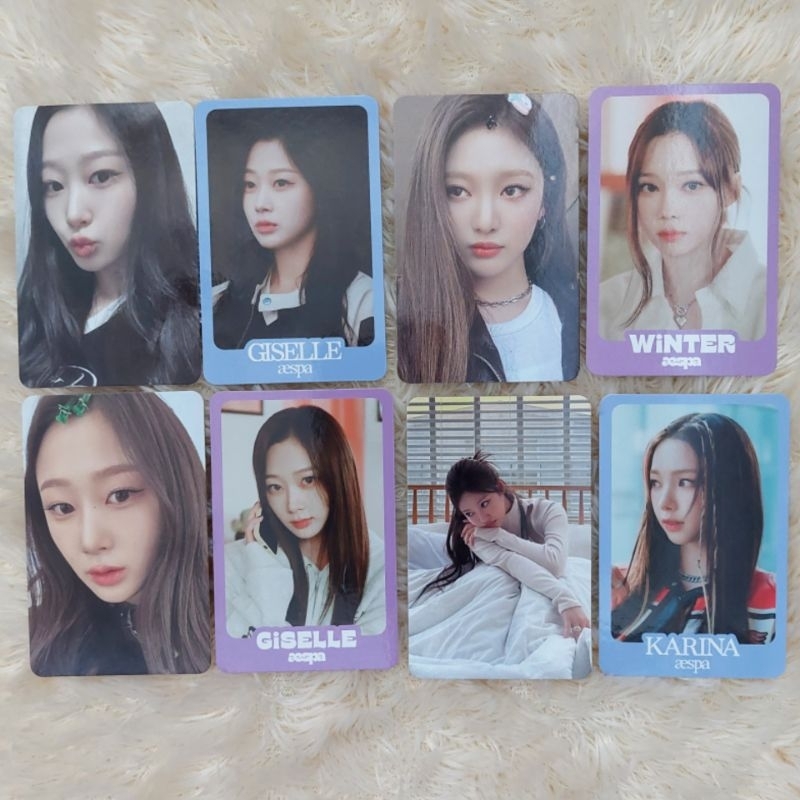 AESPA COME TO MY ILLUSION TRADING CARD TC GISELLE NINGNING WINTER KARINA PHOTOCARD PC