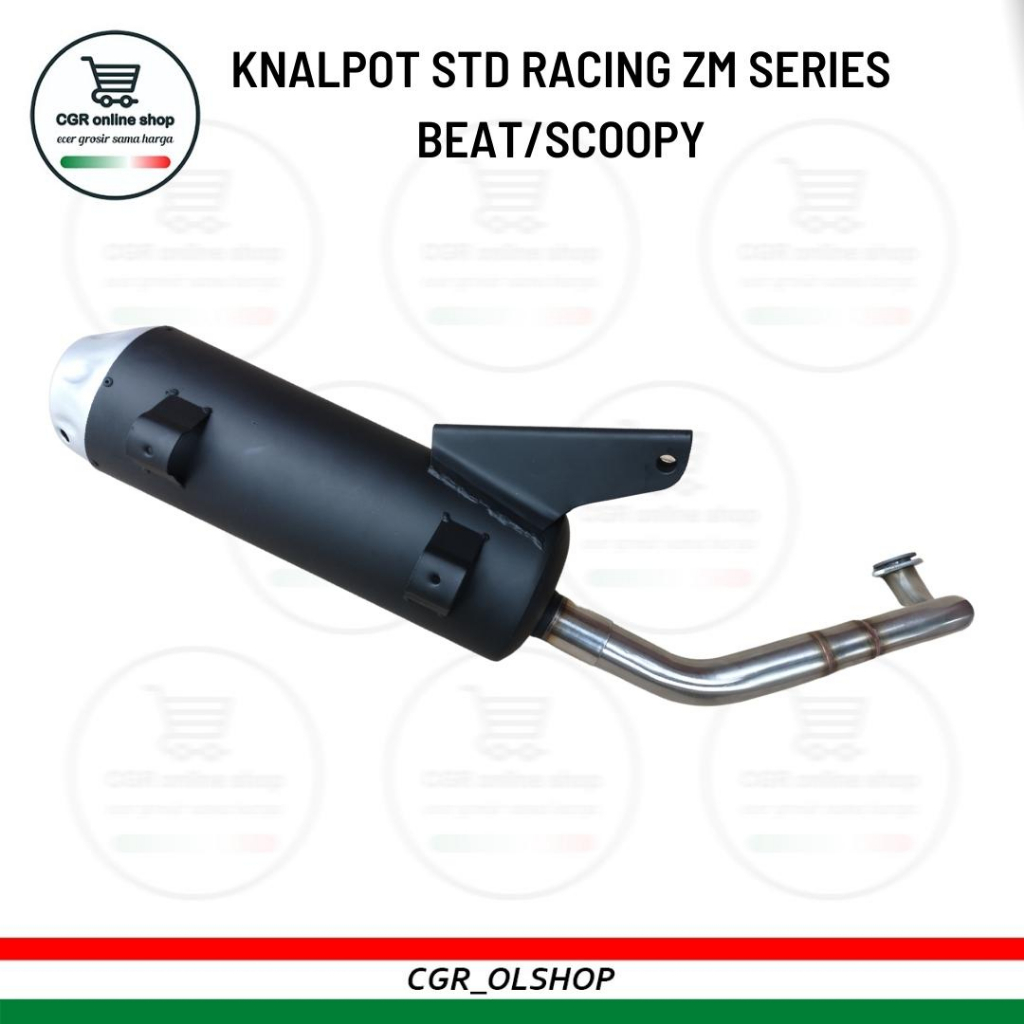 KNALPOT STANDAR RACING MDL TZM BEAT/SCOOPY