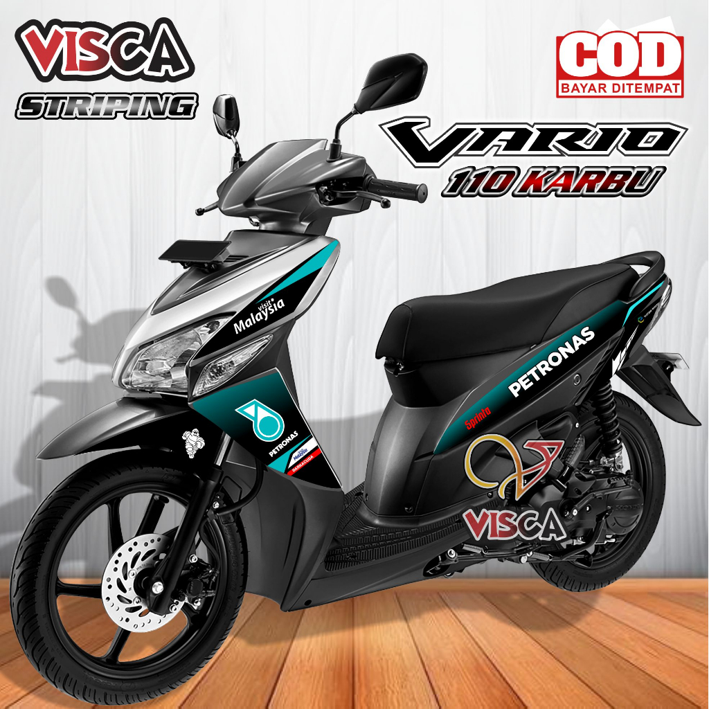 Stiker Striping Vario 110 Karbu Variasi Petronas