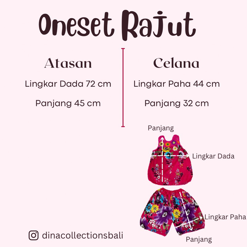 ONESET RAJUT ANAK | ONESET ANAK RAYON