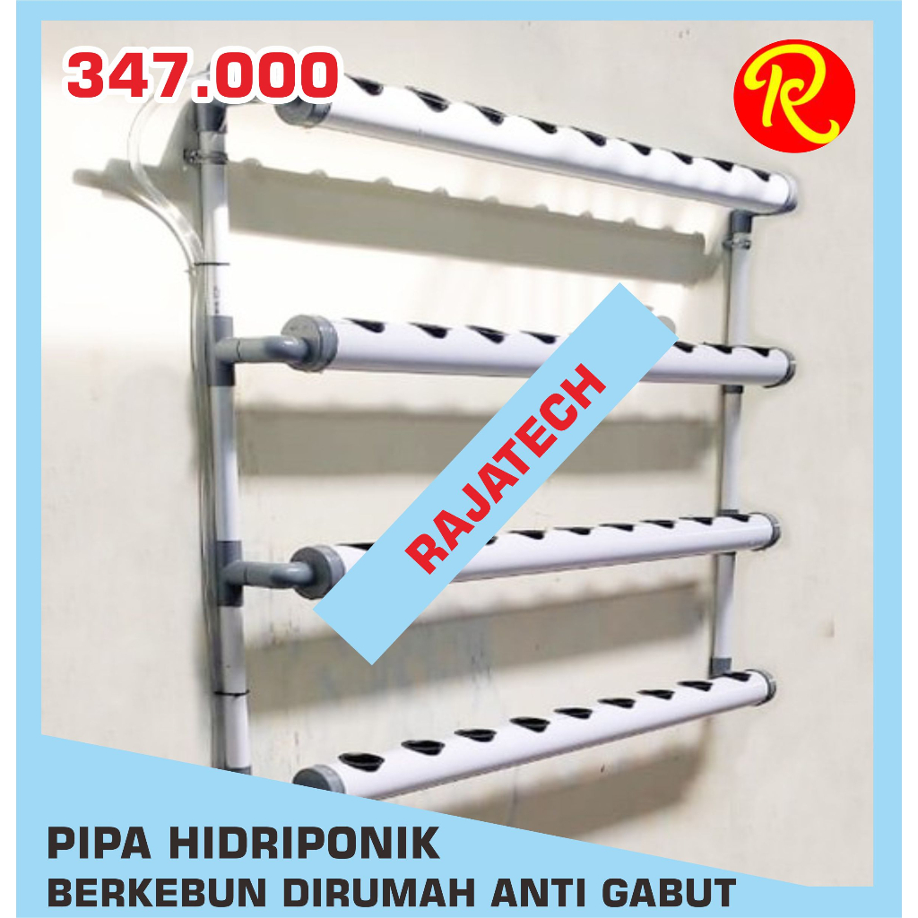 Paket Instalasi HIDROPONIK PIGORA 2 DFT - Pipa hidroponik 2 inc