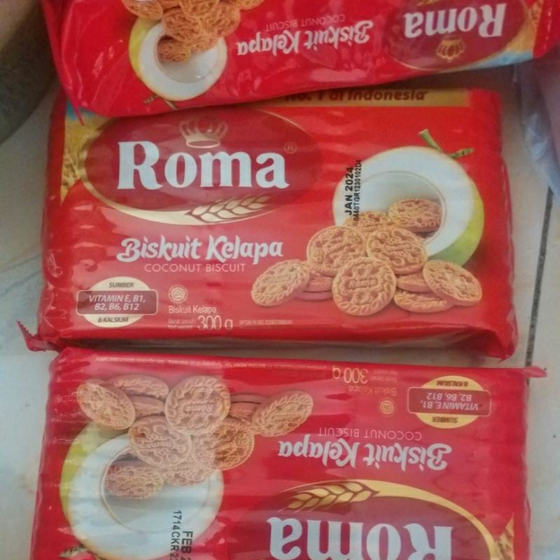 

Roma biskuit kelapa