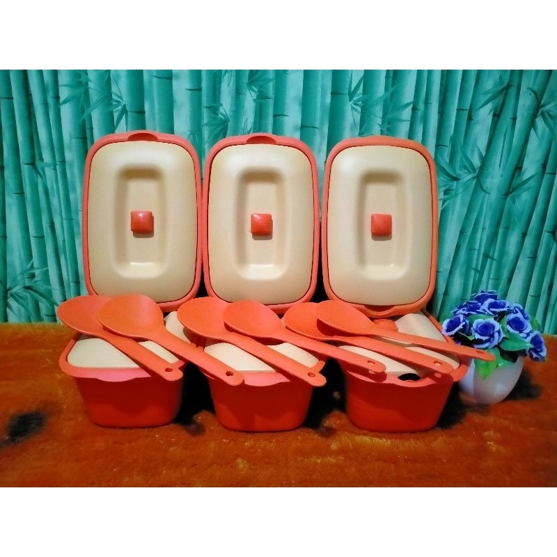 Prasmanan plastik isi 6 plus sendok