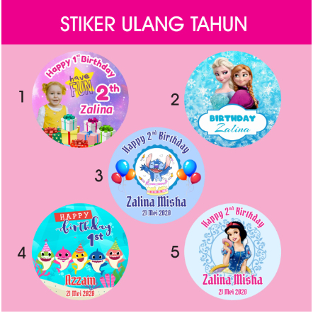

Stiker Ulang Tahun Anak