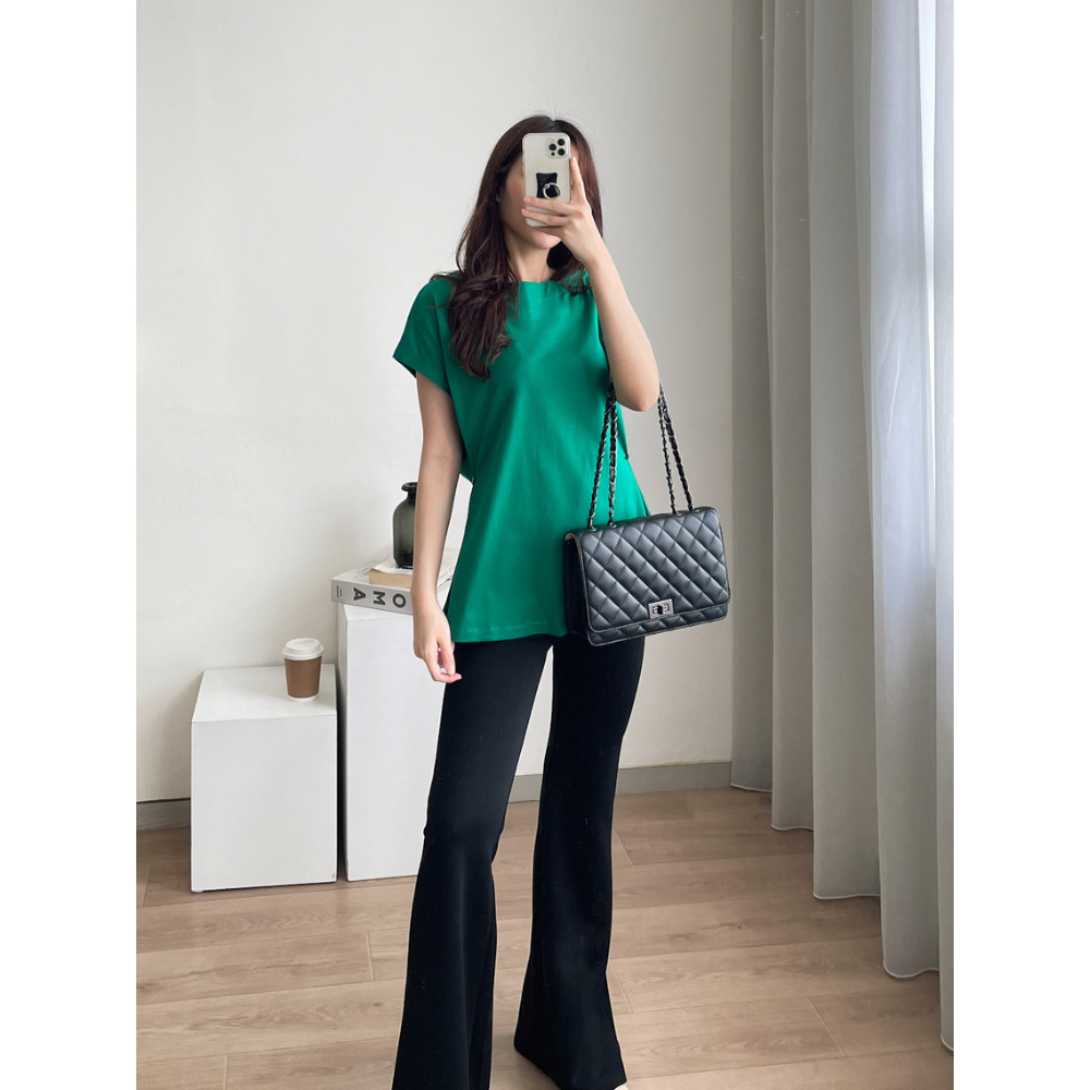 Kadaka T-0165 Top Atasan Variasi Kancing Cotton Comfy