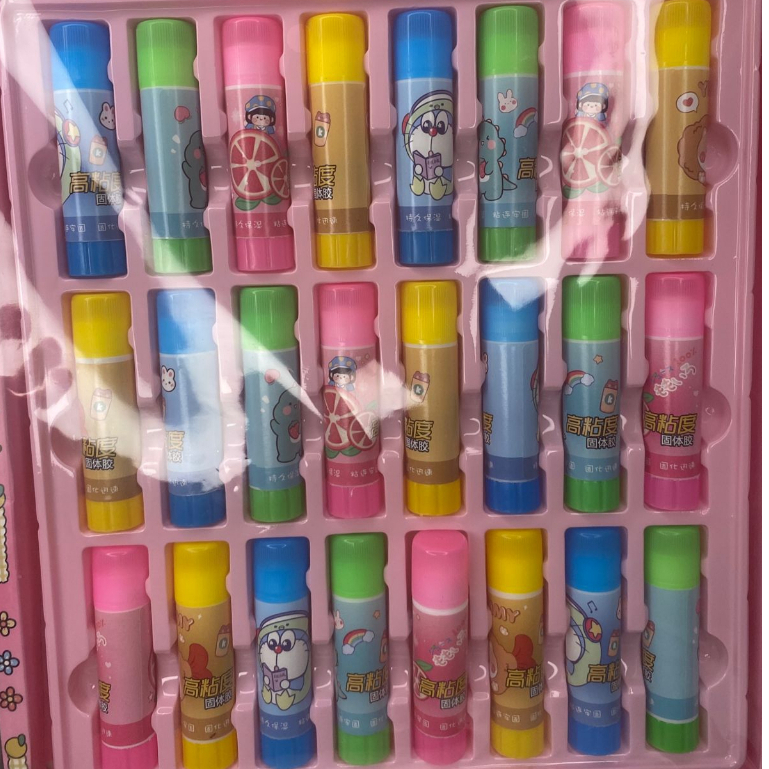 LEM kertas /glue stik lucu isi 24 pcs