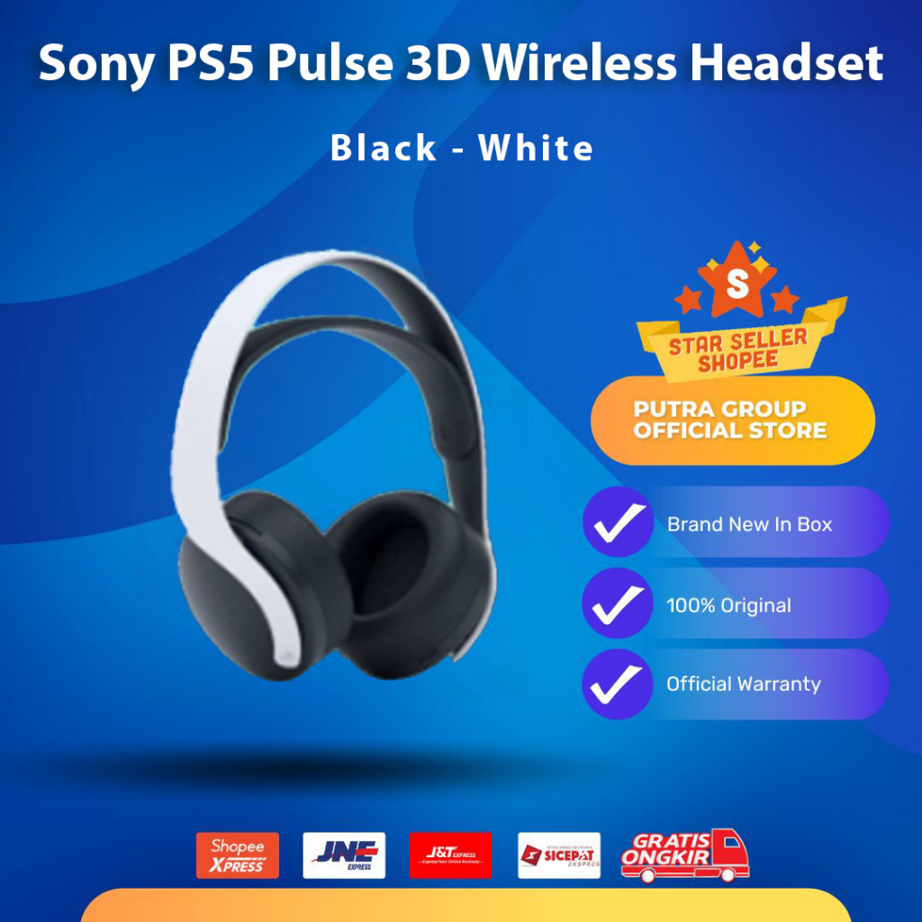 Playstation Pulse 3D Wireless Headset Original PS5 Gaming Headphone