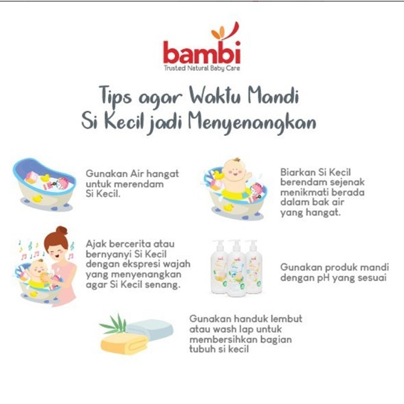 [BPOM] Bambi Baby Body Wash 200ml / Bambi Baby Calming &amp; Comfort Head To Toe Wash 200ml / Bambi Baby Hair &amp; Body Wash / Baby Bath 2 in 1 200ml / MY MOM