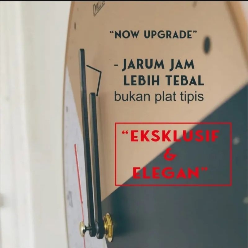JAM DINDING GANTUNG - JAM DINDING KAYU AESTHETIC
