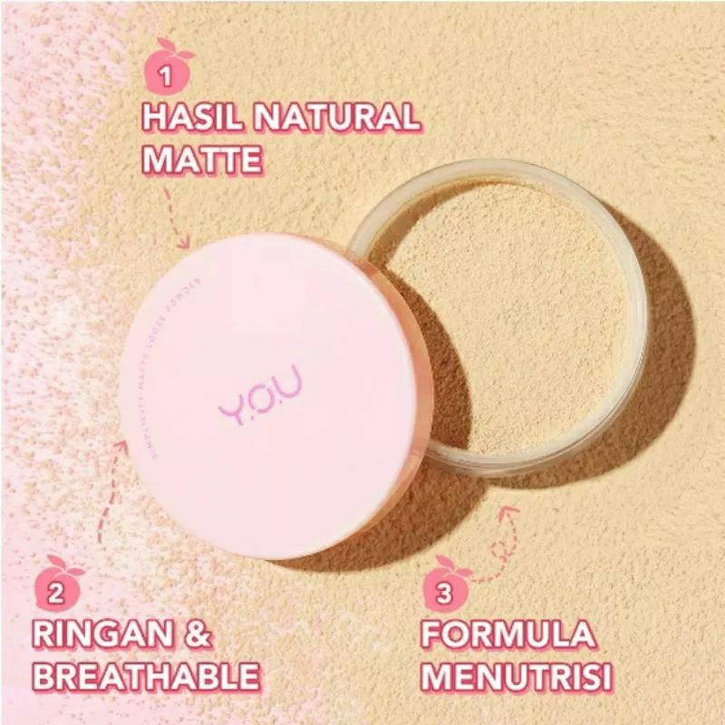 YOU The Simplicity Matte Loose Powder | Bedak Tabur