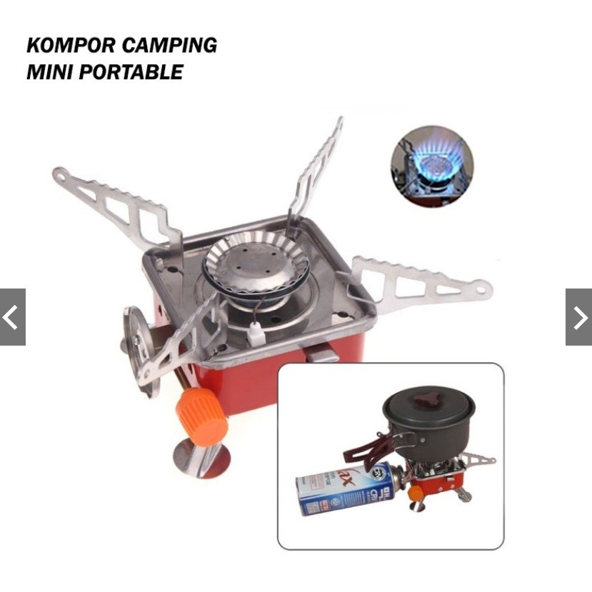 [COD] Kompor Camping Kotak Mini Portable Stove Kompor Portable Praktis